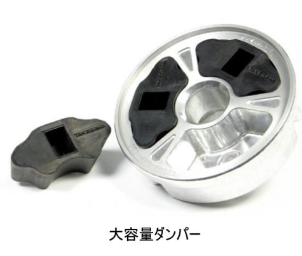 Metallic wheel hub and cover on a white background