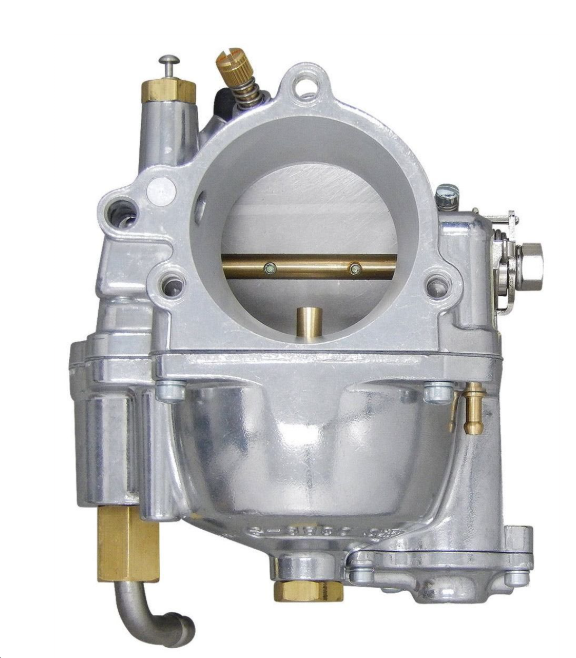 Carburetor on a white background