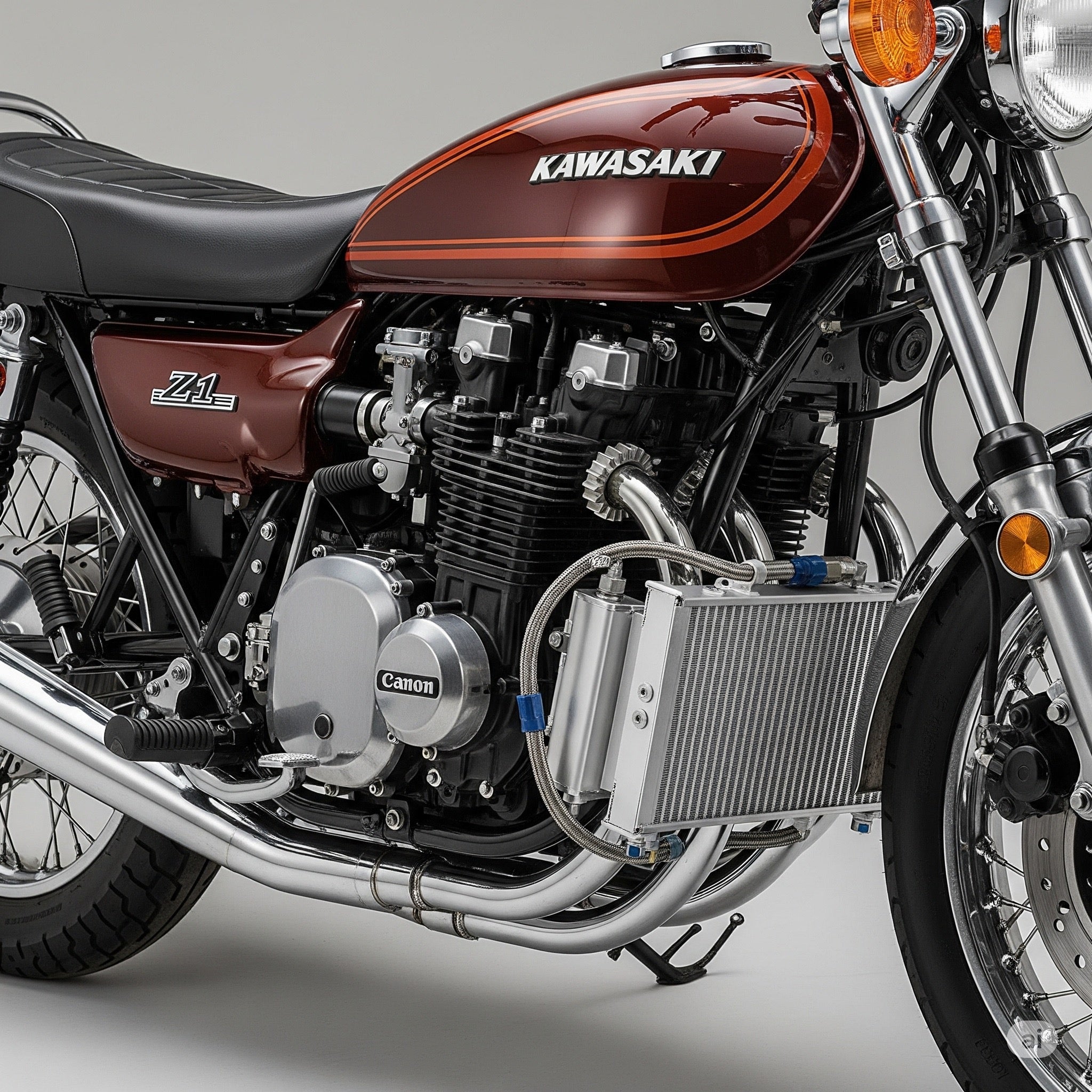Keep Your Cool: Unleash Performance with the Z1Z2 Oil Cooler Kit for Your Honda CB750F!