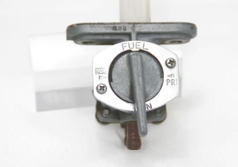 Fuel valve on a white background