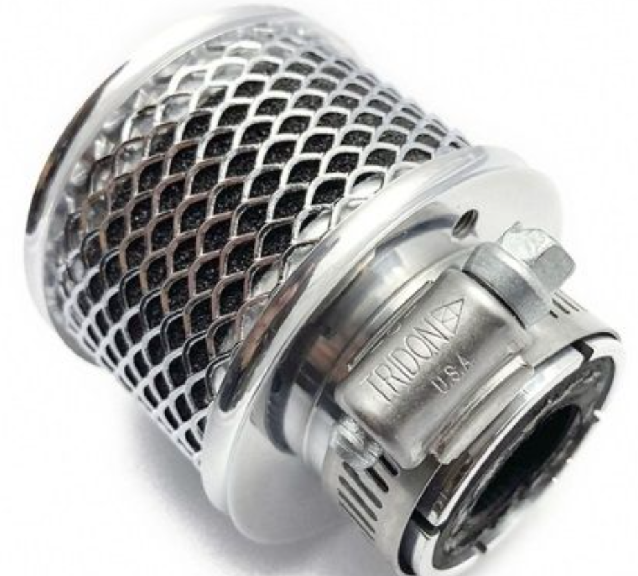 Metallic microphone windscreen with 'Trudon' branding on a white background