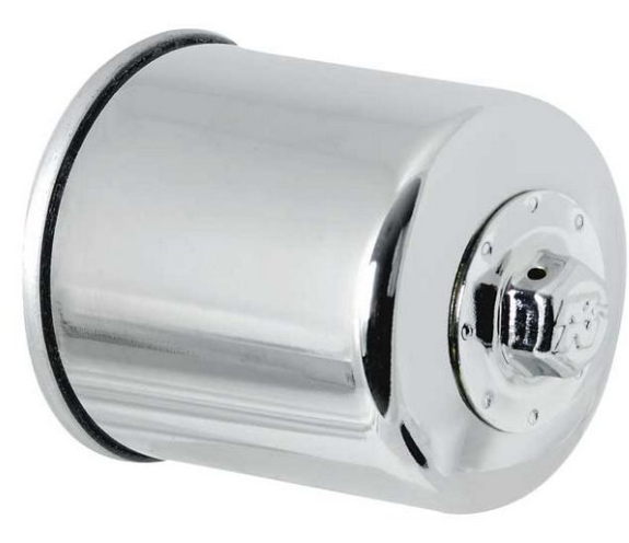 Chrome shower head on a white background