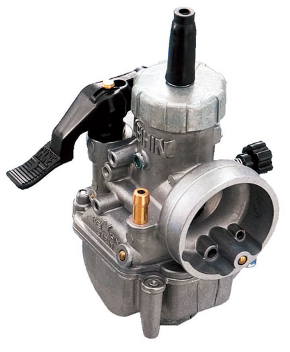 Carburetor on a white background
