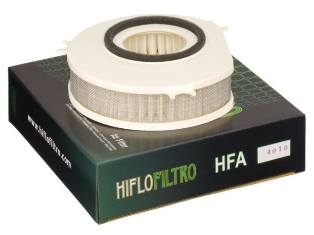 HIFLOFILTRO air filter on its packaging with visible branding.