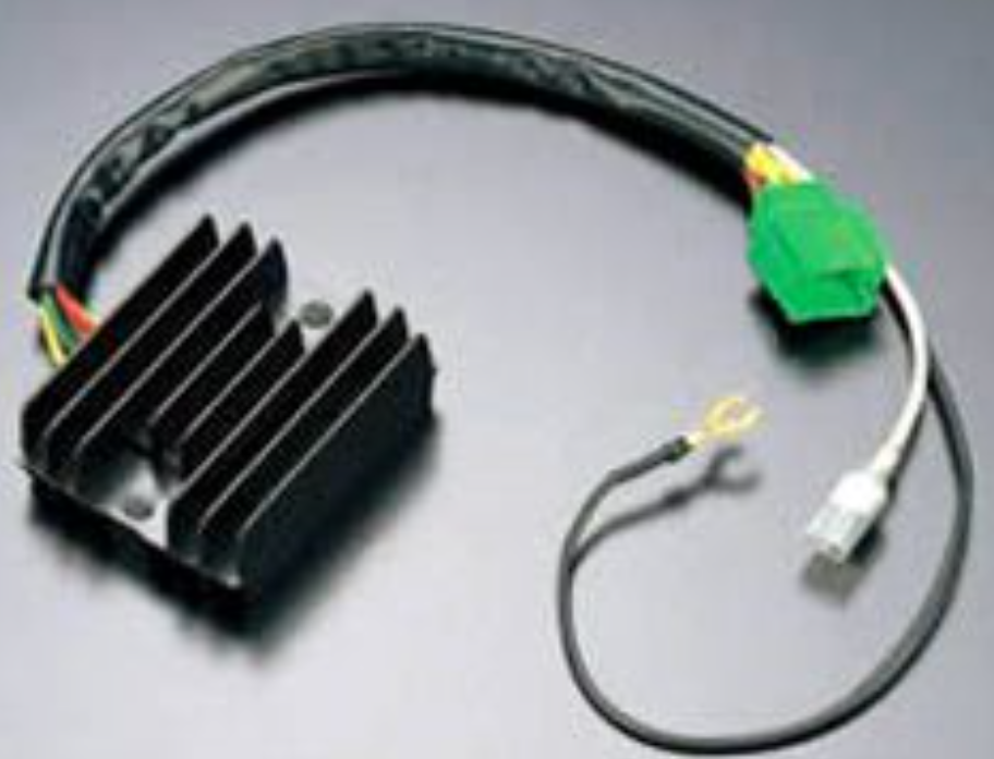 Electronic component with wiring on a gray background
