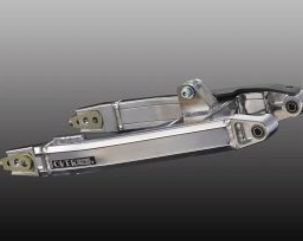 Car window regulator on a gray background