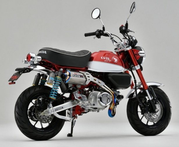Honda motorcycle on a gray background