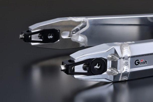 Metal pliers with a visible brand logo on a dark background