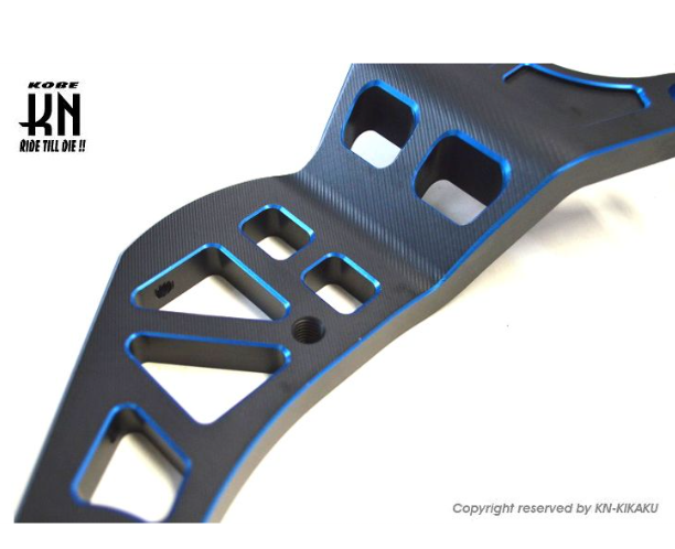 Black and blue metal frame with KORE branding on a white background