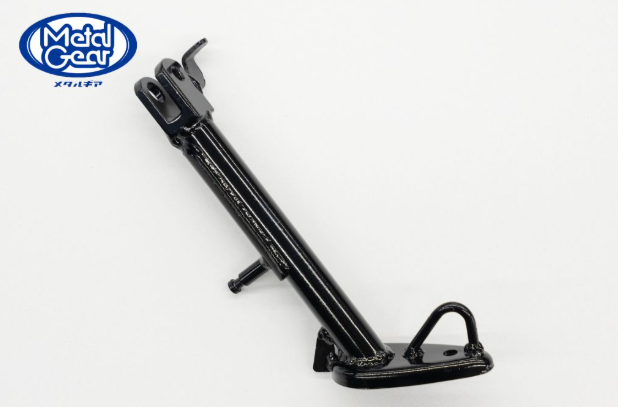 Black metal product with 'Metal Gear' branding on a white background