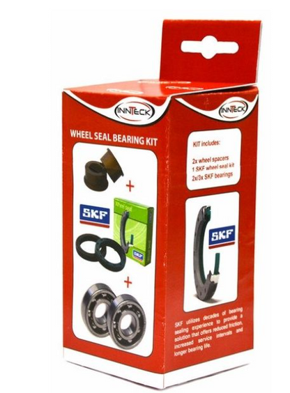 Innateck wheel seal bearing kit packaging with SKF branding on a white background