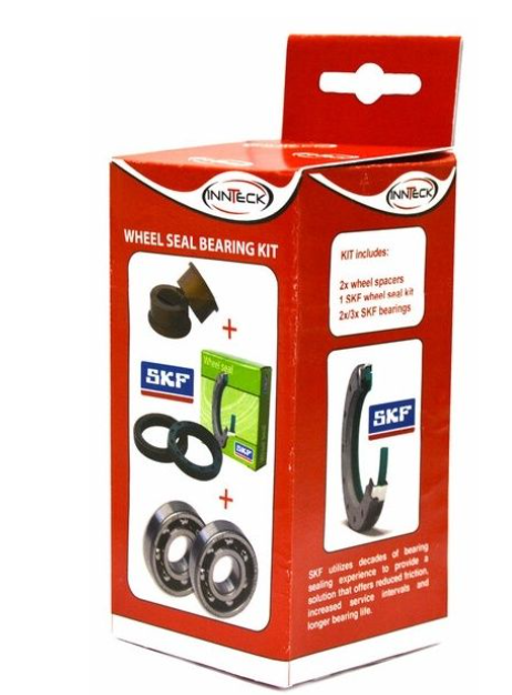 Innateck wheel seal bearing kit packaging with SKF branding on a white background