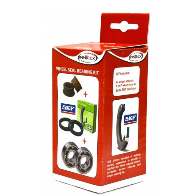 INNTECK wheel seal bearing kit packaging with SKF branding on a white background
