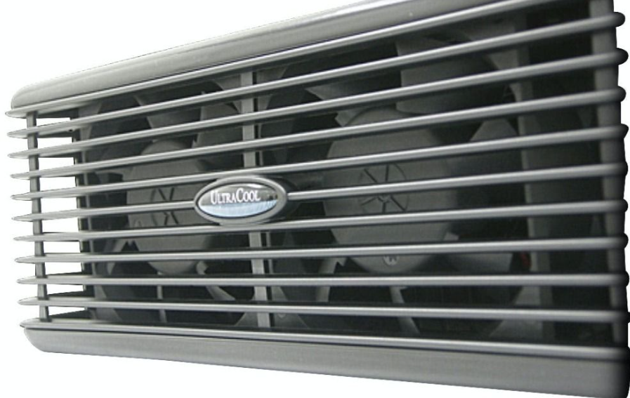 Air conditioning unit with Ultra Cool logo on a white background