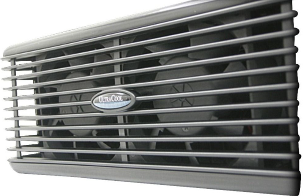 Air conditioning unit with 'Little Cool' logo on a white background