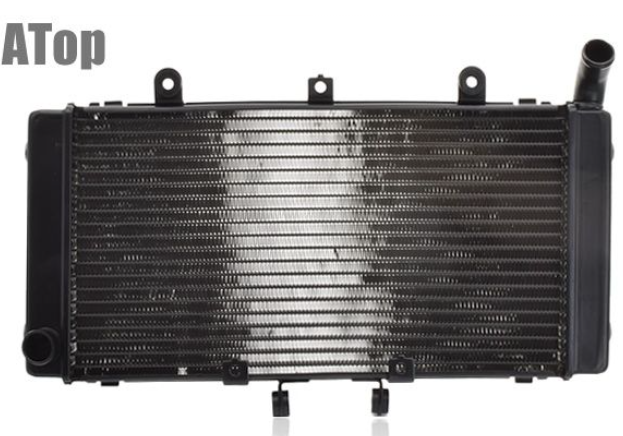 Automotive radiator with 'ATop' branding on a white background