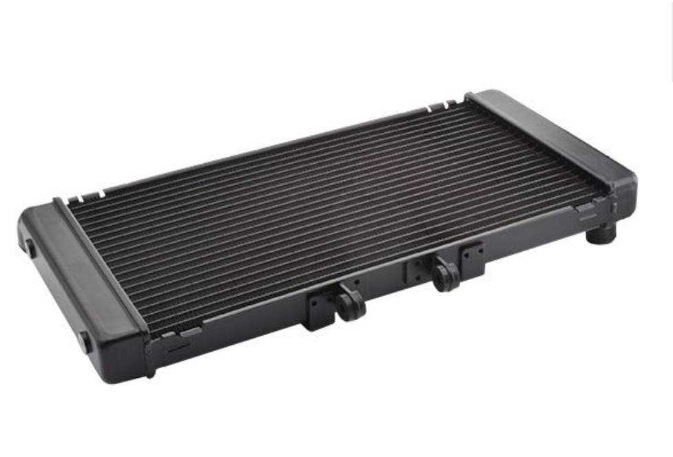 Black electric griddle on a white background
