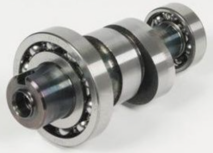 Close-up of a mechanical component with bearings on a white background