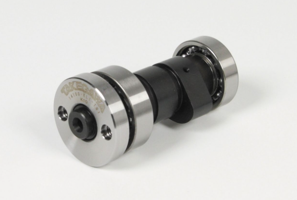 Metal mechanical component on a white background
