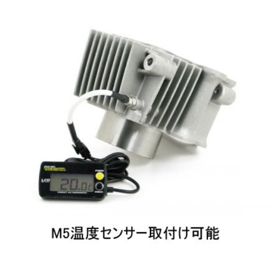 Temperature sensor with digital display on a white background