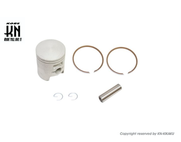 Piston and rings set on a white background with KOKA branding.