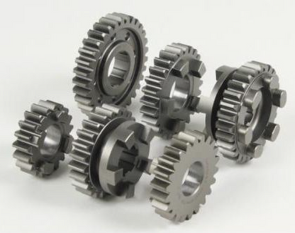 Metal gears on a white background
