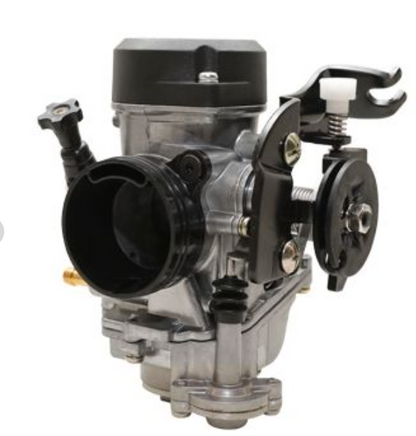 Carburetor on a white background