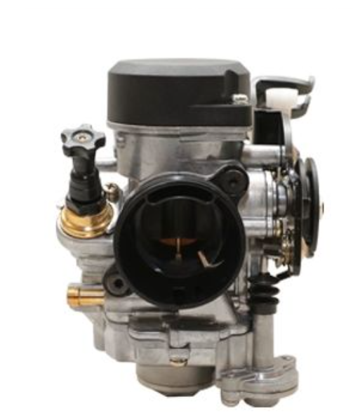 Carburetor on a white background
