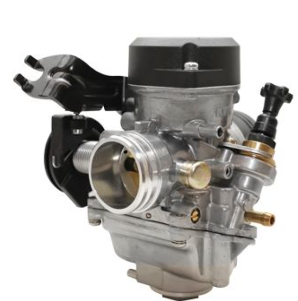 Carburetor on a white background