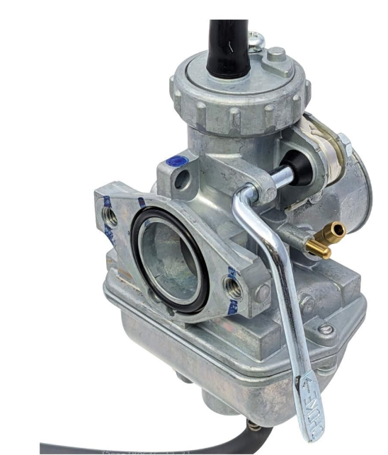 Mechanical component with a wrench on a white background