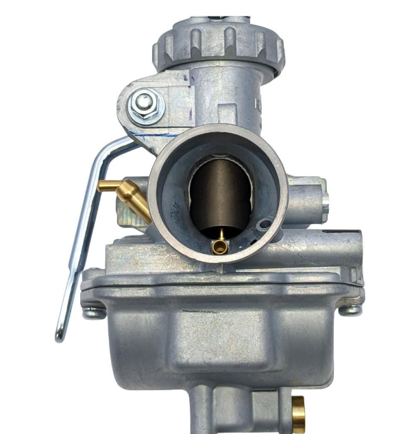 Carburetor on a white background