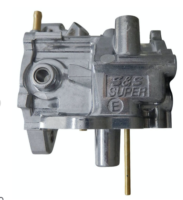 Metal mechanical component with 'S&S Super' branding on a white background