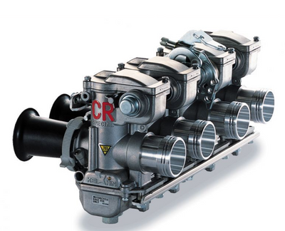 Engine component with 'CR' branding on a white background
