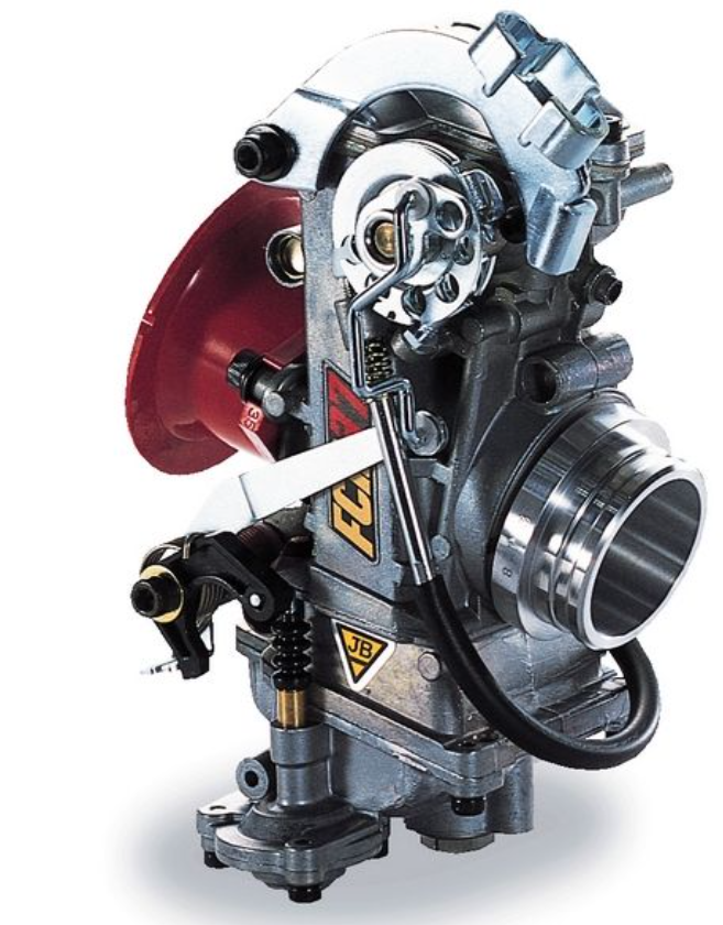 Turbocharger on a white background