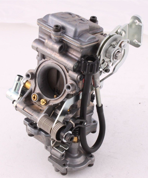 Carburetor on a white background