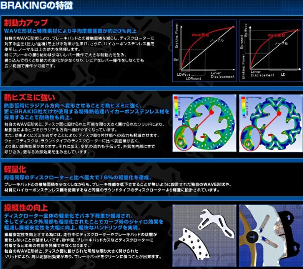 Technical diagram and text about brake system design with Japanese text